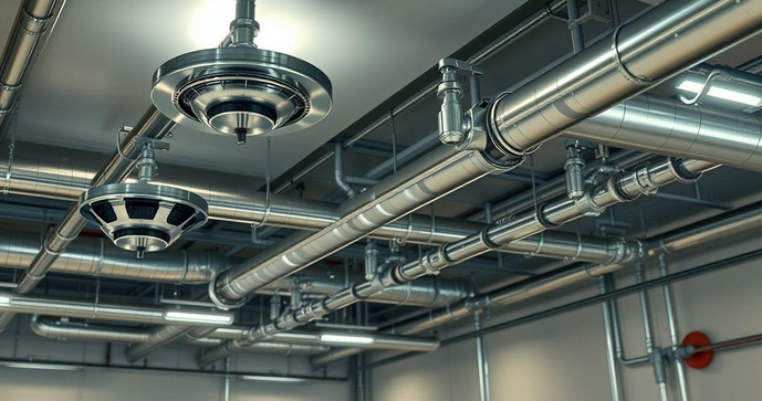 Instalação de sistema de sprinklers prática e eficiente para proteção contra incêndios Instalação de sistema de sprinklers prática e eficiente para proteção contra incêndios